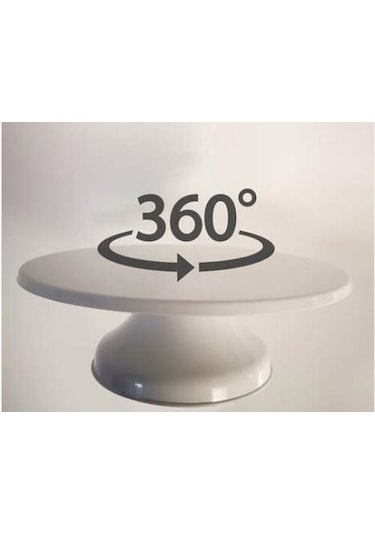 Pasta Sıvama Standı Plastik Beyaz