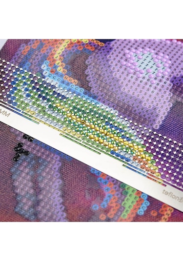 Xiyyadms Elmas Tablo Hizalama Cetveli - Paslanmaz Çelik Dıy Elmas Boyama Aracı 3 Boyut Seçenekli Diğer