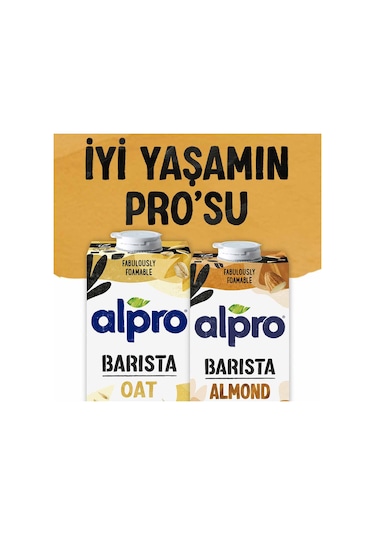 Alpro Barista Profesyonel Yulaf Sütü 1 L