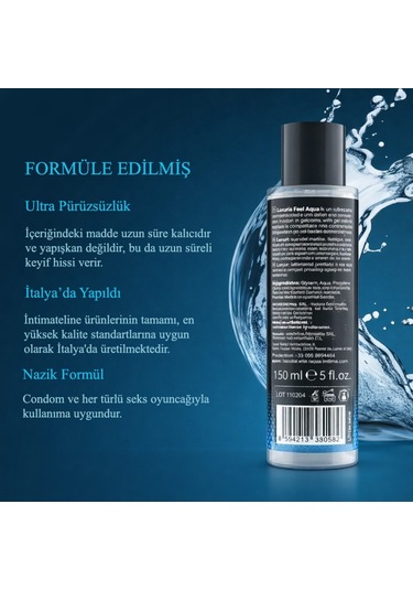 İntimateline Luxuria Feel Aqua 150 Ml Kayganlaştırıcı Jel