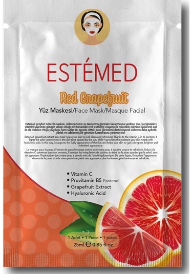 Kırmızı Greyfurt Kağıt Maske-red Grapefruit Sheet Mask