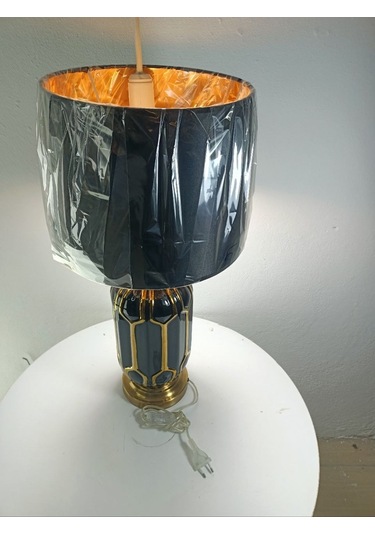 Vitale Tulipe Siyah Abajur Ay.vtl-0009 Altın - Siyah