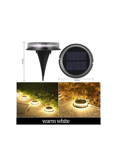 Hishopping12 Led Güneş Enerjili Bahçe Işıkları - Su Geçirmez Dış Mekan Aydınlatma, Çim Ve Yollar İçin 51-60wpembe Pembe