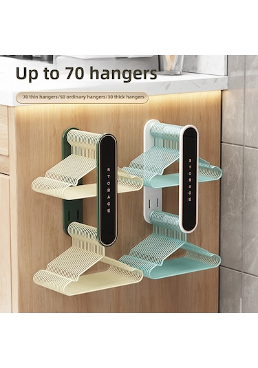 Reedark Duvar Montajlı Gömlek Asma Rakusu - Uzatılabilir, Delme Yok, Mekan Tasarrufu, Yeşil Yeşim, Çeşitli Odalar İçin, Dayanıklı Plastik Malzeme