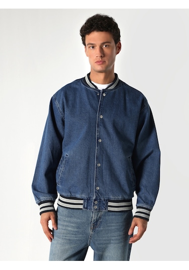 Colin's Rahat Kesim Mavi Erkek Jean Ceket CL1062448_Q1.V1_DN42468