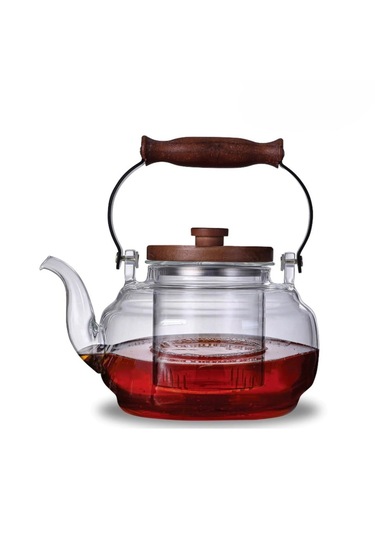 Mien Cam Demlik Sade Akasya Kapak 1 Lt Mıen-1s25 Şeffaf