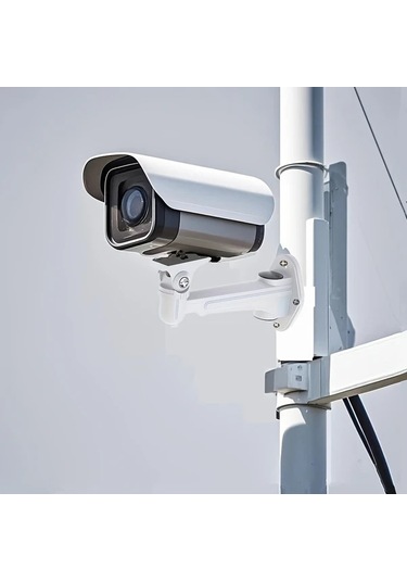 Chuangyinshop Evrensel Alüminyum Kamera Braketi İç Ve Dış Mekan Döner Duvara Montaj 1 Adet