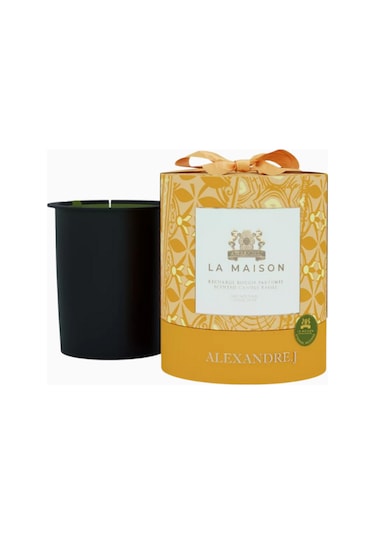 Alexandre J Pale Jade Mum Ve Holder Hediye Seti 220g, Elemi-patchouli Yeşil