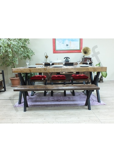Ntconcept Ntconcept Masif Ağaç Ofis Ve Yemek Masası