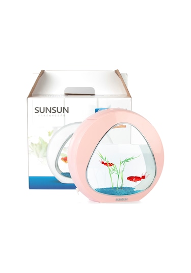 Sunsun Ya-02 Akvaryum 6 L Pembe