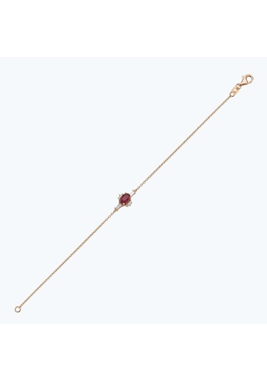 Altınbaş Pırlanta Yakut Baget Bileklik Msy018py-14k