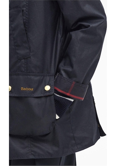 Barbour Modern Beadnell Yağlı Ceket Ny92 Navy Lacivert