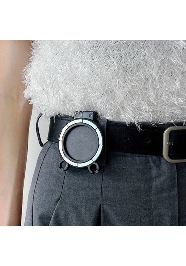 Fochsia Siyah Manyetik Telefon Askılı Kemer Çantası Tutucu Eller Serbest