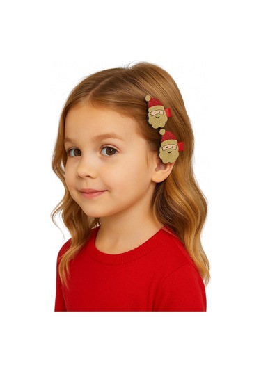 Yeniyıl Yılbaşı Temalı Toka - 2li St06734 Kırmızı