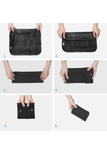 Dianziye Gri Seyahat Organizer Seti - 7 Parça 290t Kumaş Çanta, Easy Kullanim, Sağlam Malzeme İle Gereçlerinizi Düzenleyin