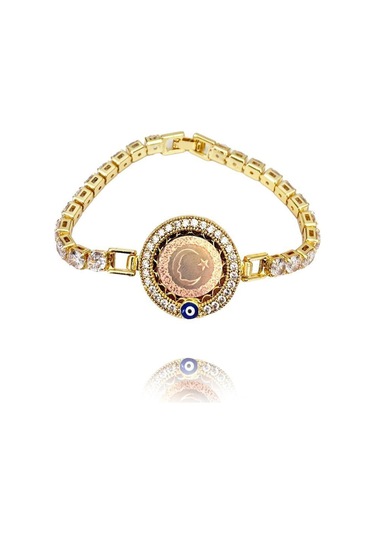 1 Gram 22 Ayar Altınlı Bileklik