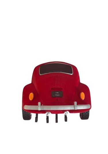 Klasik Beetle Vosvos Temalı Anahtar Askısı Kırmızı