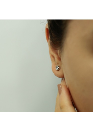 Lova 0.32 Karat Pırlanta Tektaş Küpe - 3040019