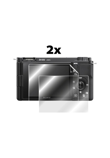 IPG Sony Alpha ZV-E10 Mirrorless Kamera Görünmez Ekran Koruyucu (2 Adet)