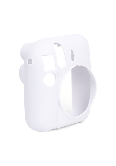 Instax Mini 12 Makine Uyumlu Beyaz Koruyucu Silikon Kılıf