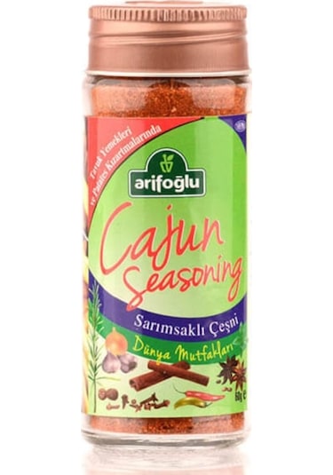 Arifoğlu Cajun Seasoning Sarımsaklı Çeşni 60 G