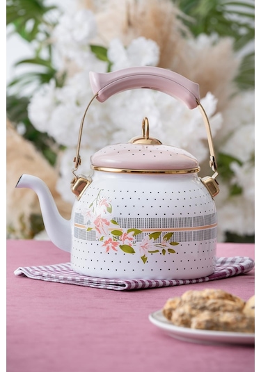 Qualita Flower Demlik - 2250 Ml Çok Renkli