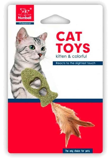 Nunbell Catnipli Balık Şekilli Kedi Oyuncağı