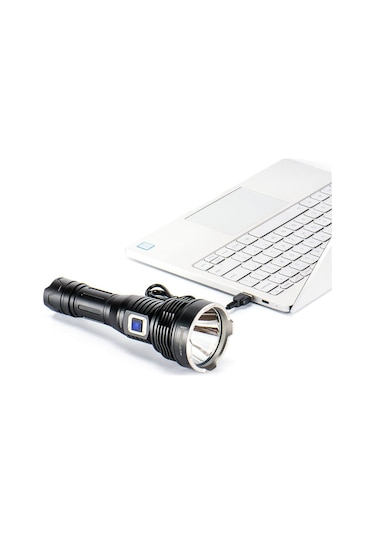 Wuben T102 Pro 3500 Lümen Profesyonel Taktik El Feneri Siyah