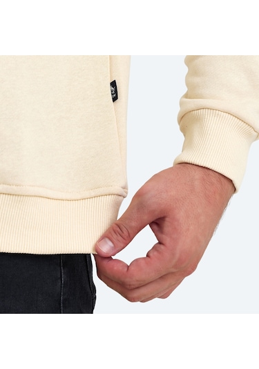 The Crow LIFE Erkek  Bej Sweatshirt