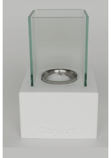 Muko Beyaz Biyoetanol Masaüstü Şömine - 1 Lt Copart Yakıt Hediye