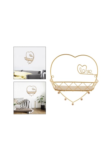 Suntek Demir Yüzer Raflar Mutfak Banyo Duvara Monte Raflar