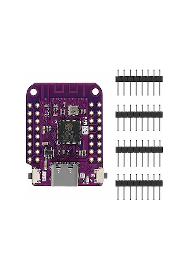 ESP32 S2 Mini Geliştirme Kartı Wifi Type-C 240Mhz 4MB Flash 2MB PSRam MicroPython Wemos