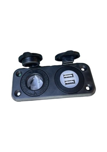2.1 A Harici 2 Li USB Yuvası ve Çakmak Soketi Girişi 2 Li  12Volt