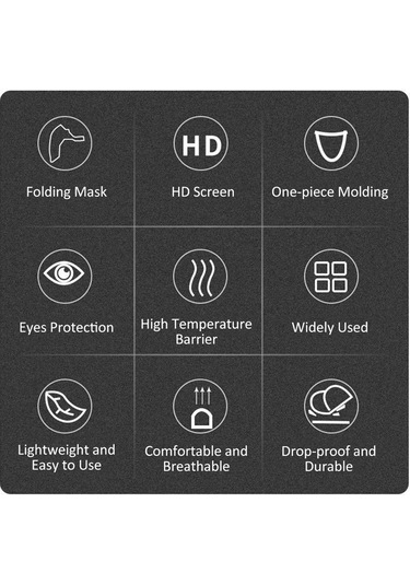 Skycity Güneş Enerjili Otomatik Değişen Işık Filtresi Kaynak Kaskı - Gerçek Renk + Altın Lens + Fener + 20 Koruyucu Tabaka, 9-13 Seviye Göz Koruma