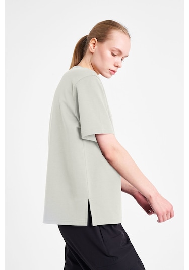 Lescon Kadın Kısa Kollu T-shirt 25n-2119 Beyaz