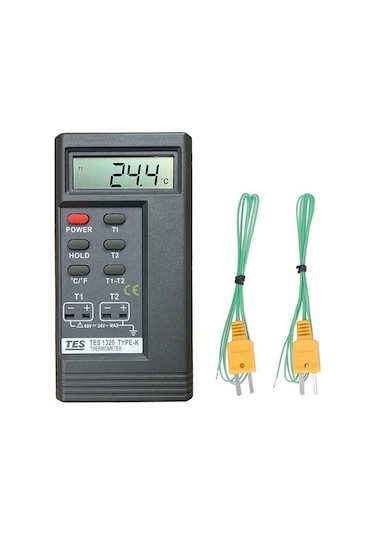 Tes 1320 İki Girişli K Tipi Prob Okuyucu Hassas