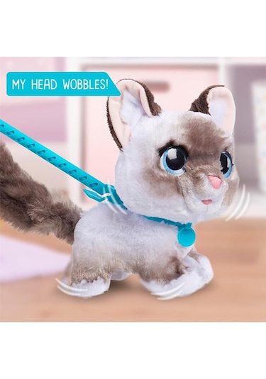 Hasbro Furreal Wag A Lots İnteraktif Peluş Kedi 20 Cm 28059 Çok Renkli