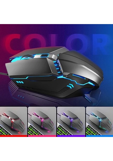 Dretech PG-8014 Usb Işıklı Game Klavye Ve Mause Set
