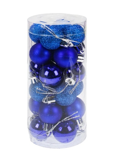 Mıland Yeni Yıl Ağacı Topları 24'lü Set, 3 Cm 256701301 Sevilen Kişi