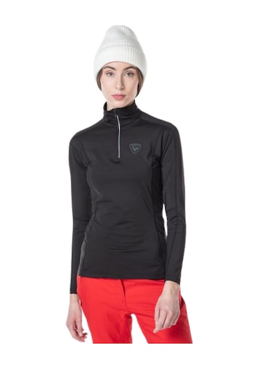 Rossıgnol Rossignol Classique 1/2 Zip Kadın Siyah Içlik Üst Blk Siyah