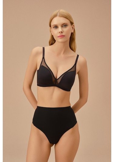 Suwen Invisible String Korse Sw9006012 Siyah