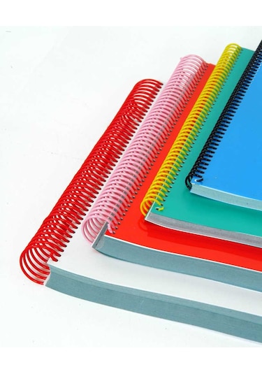 Mapicoil 4:1 Plastik Helezon Spiral 10mm.siyah 100 Adet