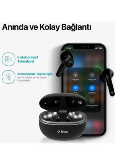 Ttec 2KM141S Airbeat GO TWS Bluetooth Kablosuz Kulak İçi Kulaklık