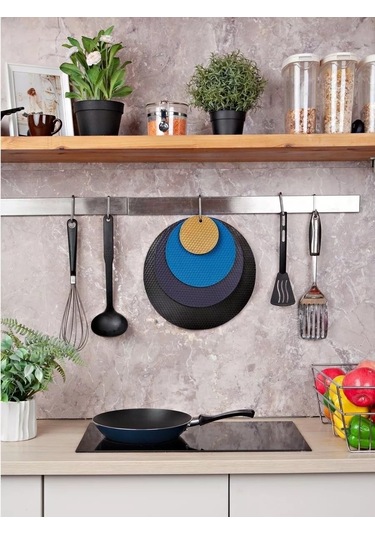 Arrıchi Sıcak Yemekler İçin Mutfak Silikon Standı 106080395 Açık Gri