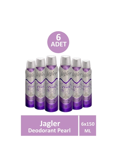 Jagler Deo Pearl Women 150 Ml 6 Adet