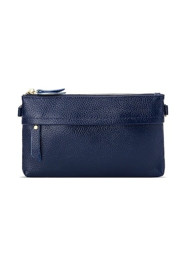 Linjinxu Bayanlar Tek Omuz Çapraz Cep Telefonu Bozuk Para Cüzdanı Lacivert Mavi Mavi