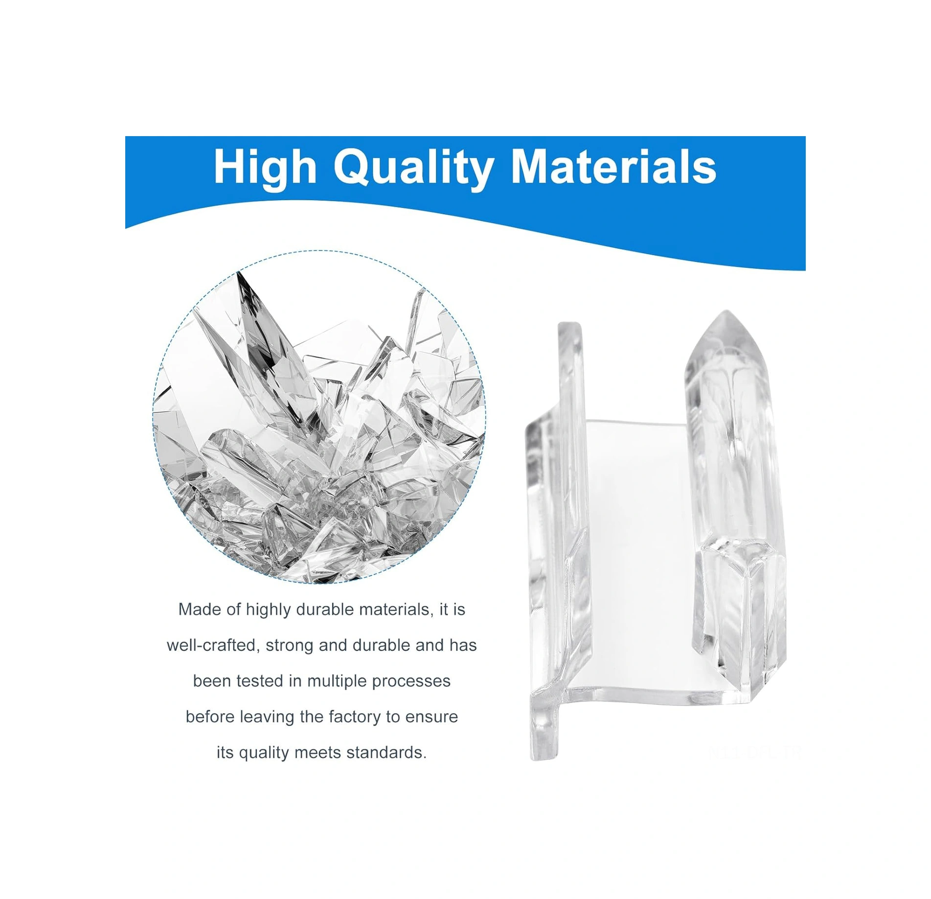 Dofolink 3/8 İnç Cam Kayar Duş Kapısı İçin Akrilik Şeffaf Alt Ray Rehberi - 2 Parça Vidalı Tamir Parçası Diğer