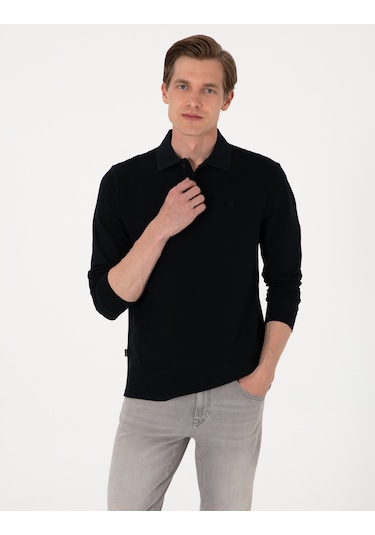 Pierre Cardin Erkek Sweatshirt - Siyah 50314048-VR046