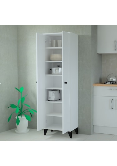 Mobilique Çok Amaçlı Gözde Gardrop Yedi Raflı 600-00-415