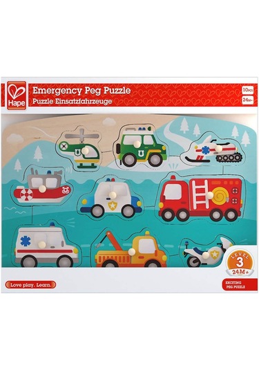 Acil Durum Araçları Yapboz /